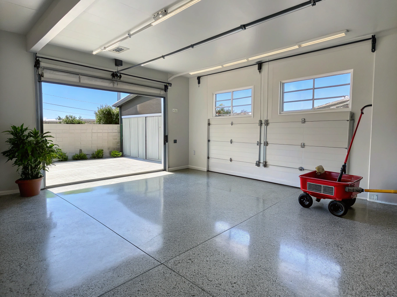 Cleaned and cleared residential space after junk removal
